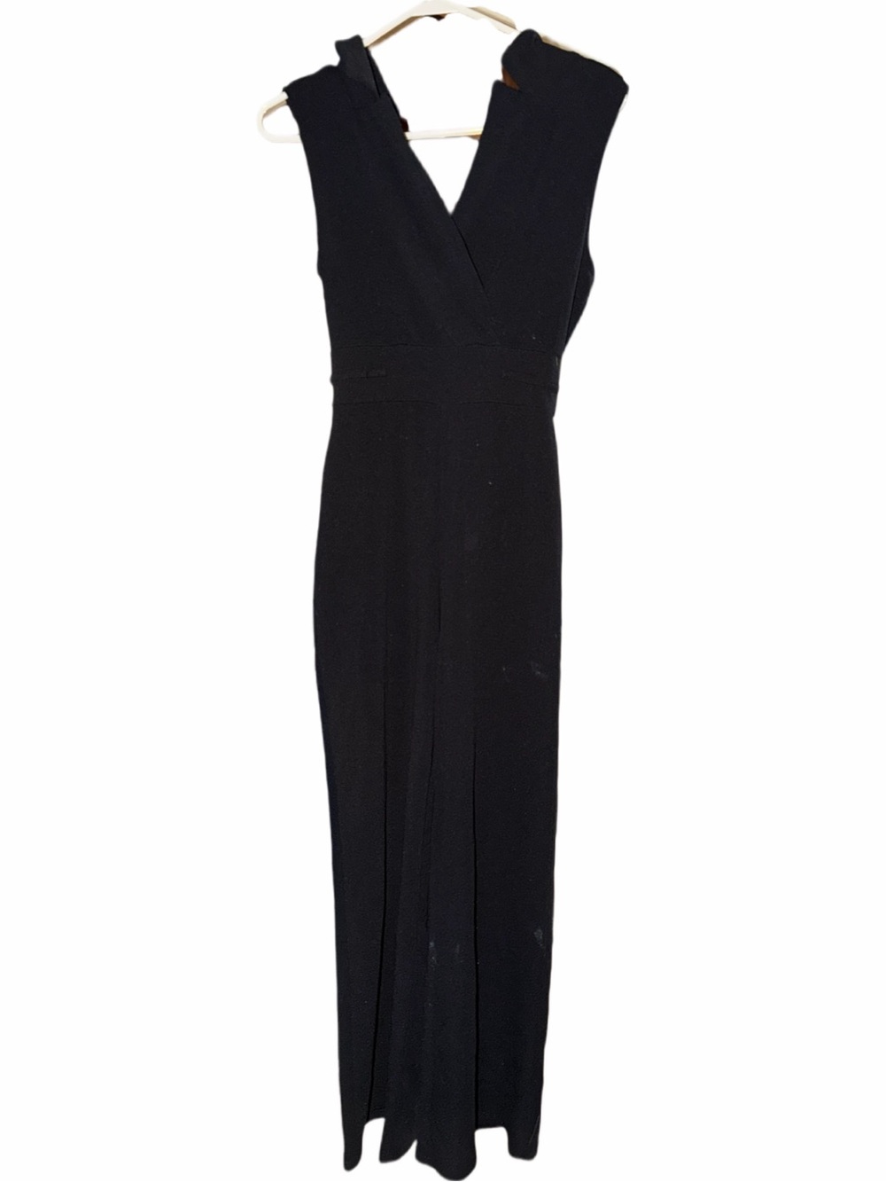 No Boundaries Black Sleeveless V-Neck Jumpsuit